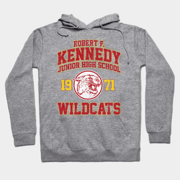 Robert F Kennedy Junior High School Wildcats - Wonder Years (Variant) Hoodie by huckblade